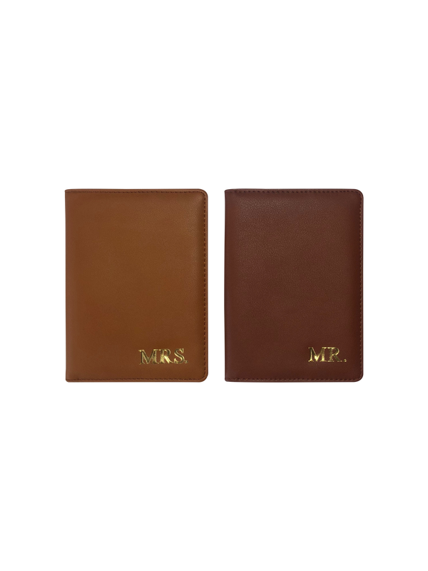 Reisepasshüllen - Mrs & Mr Brown Stamp