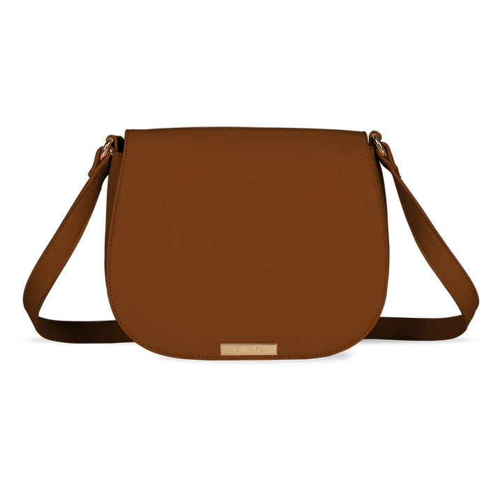 Umhängetasche cognac brown