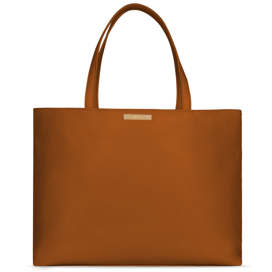 Shopper whiskey brown