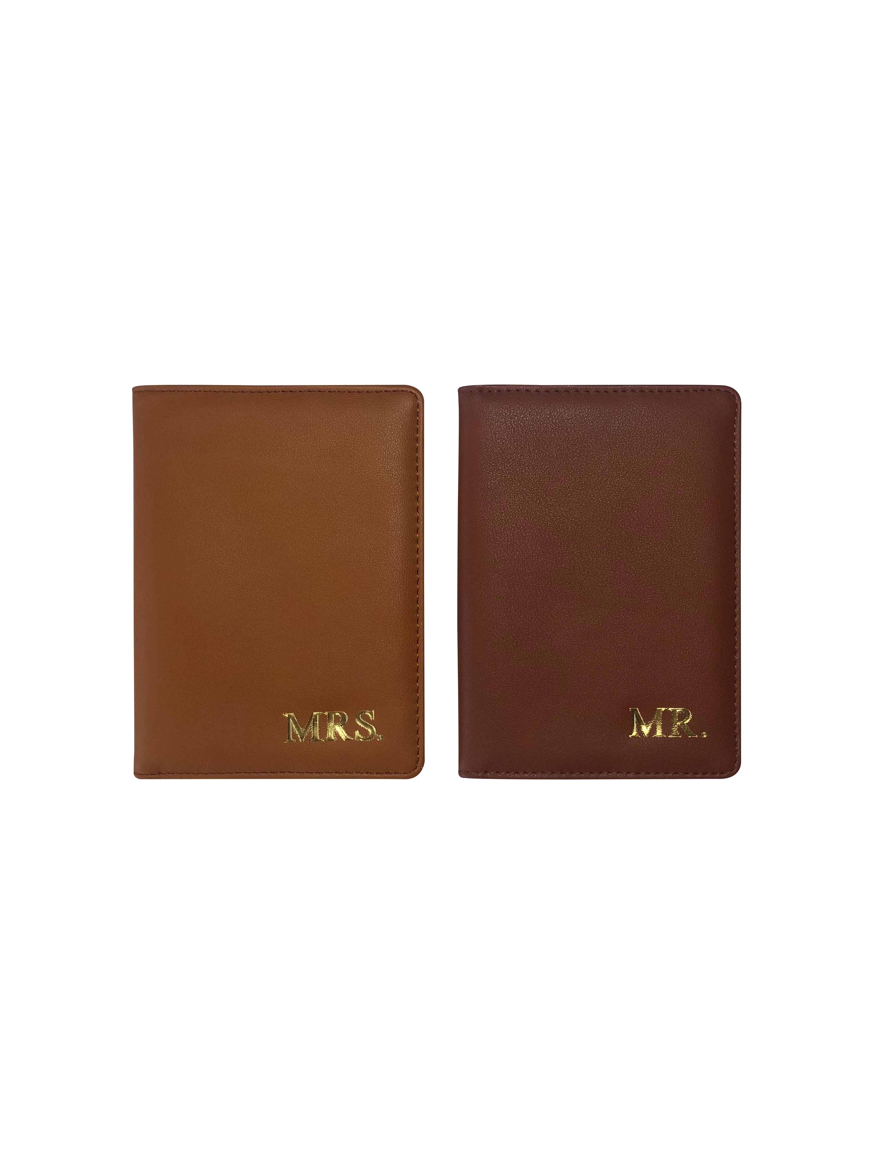 Reisepasshüllen - Mrs & Mr Brown Stamp