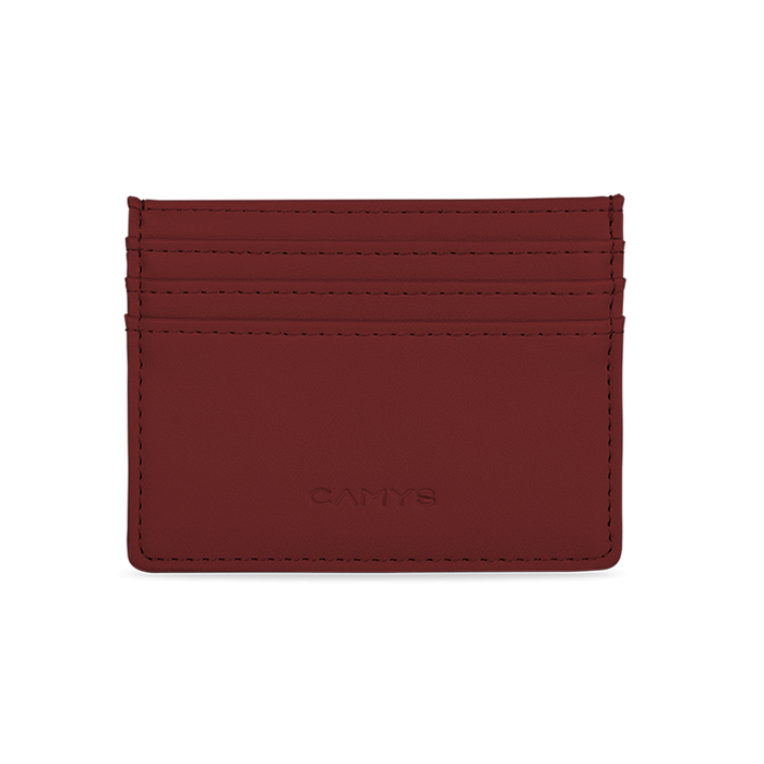 Kreditkartenetui burgundy red