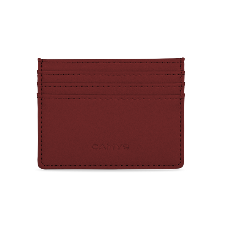 Kreditkartenetui burgundy red