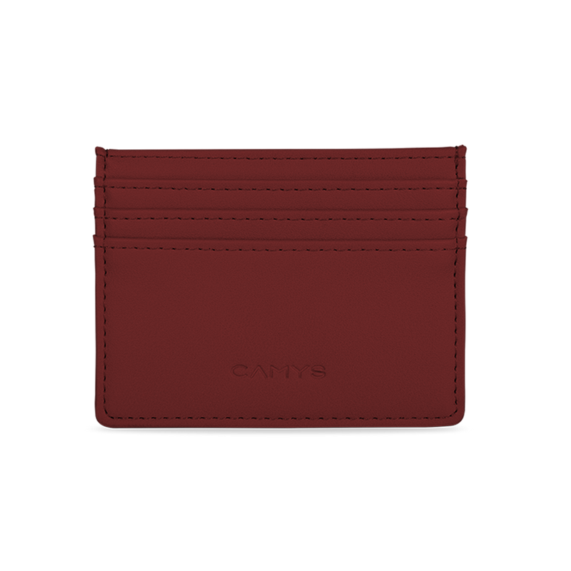 Kreditkartenetui burgundy red