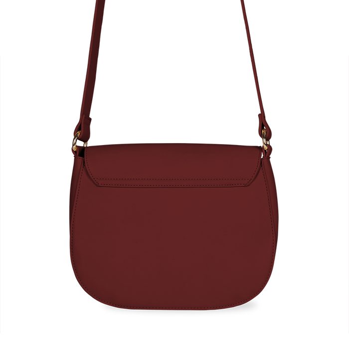 Umhängetasche burgundy red