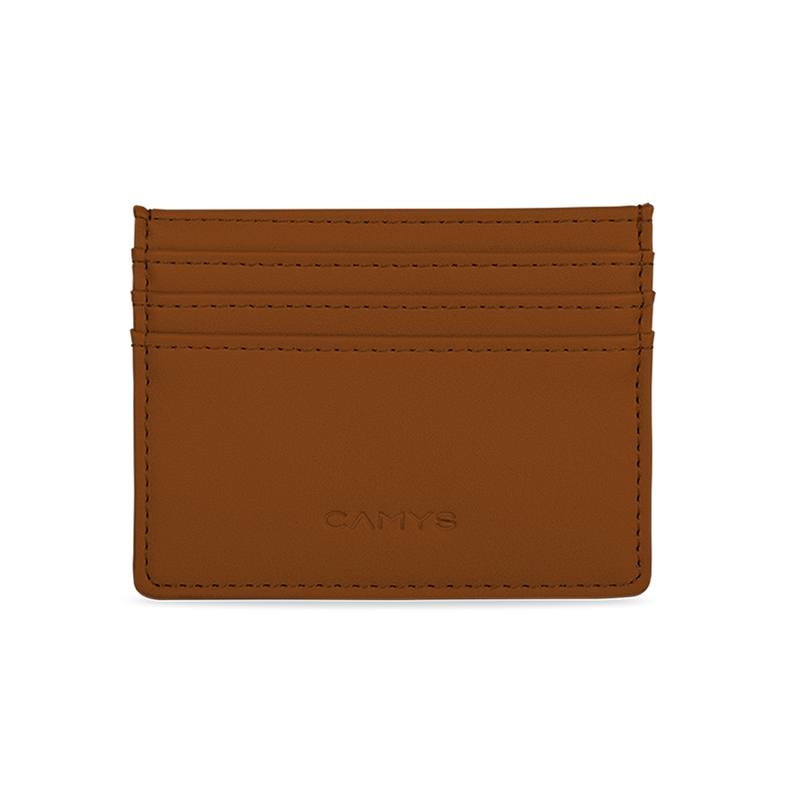 Kreditkartenetui cognac brown