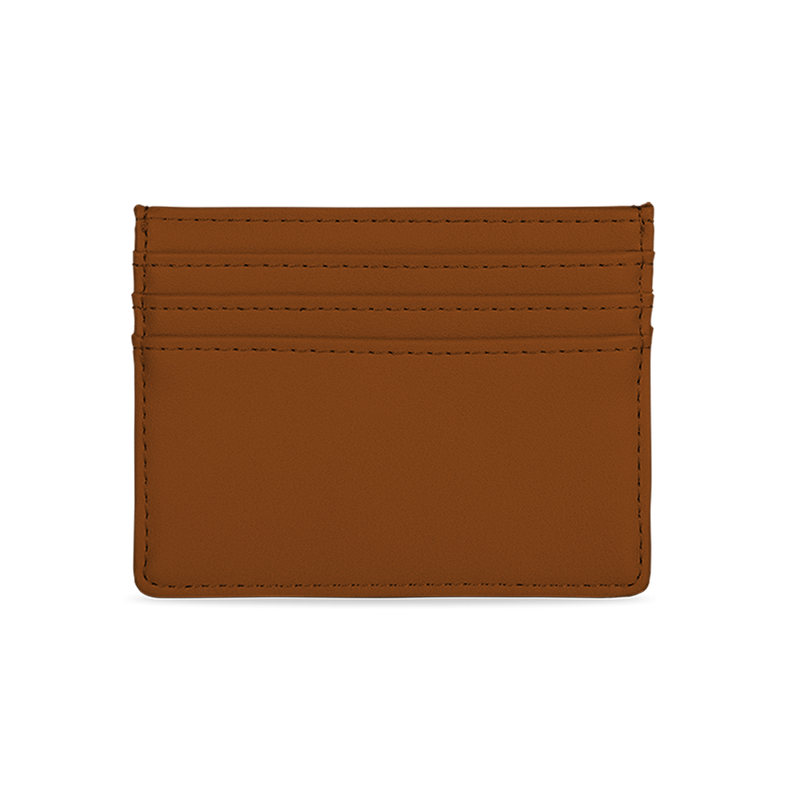 Kreditkartenetui cognac brown