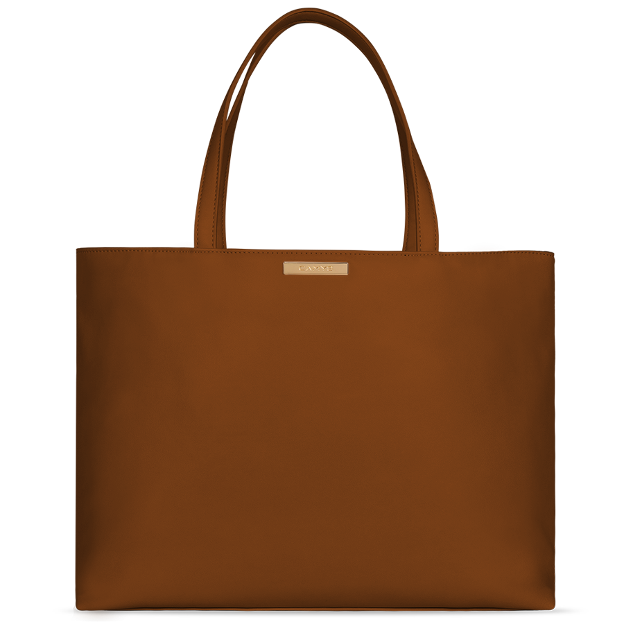 Shopper cognac brown