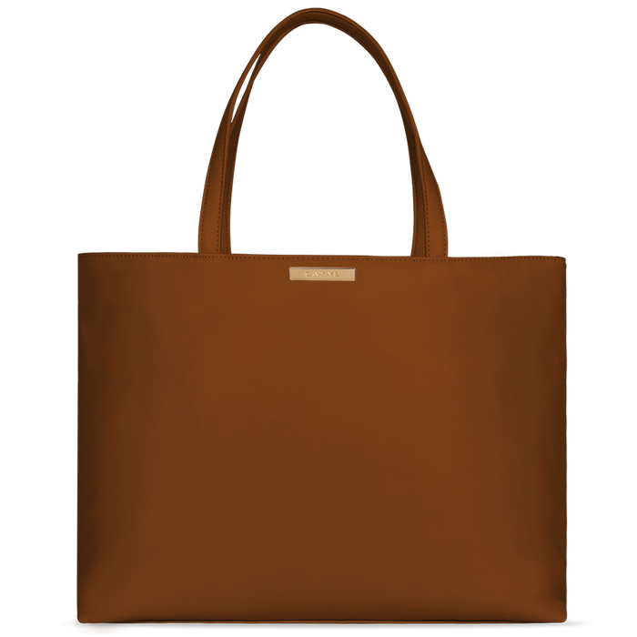 Shopper cognac brown