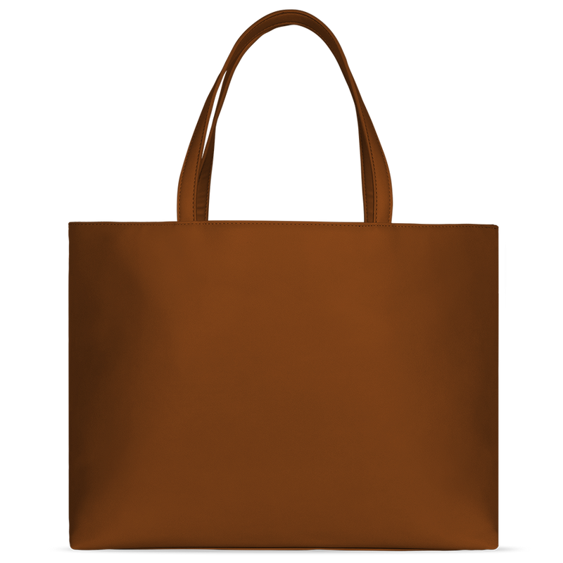 Shopper cognac brown