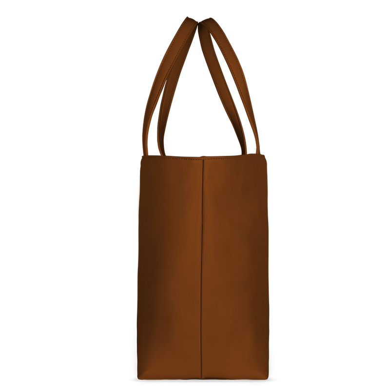 Shopper cognac brown
