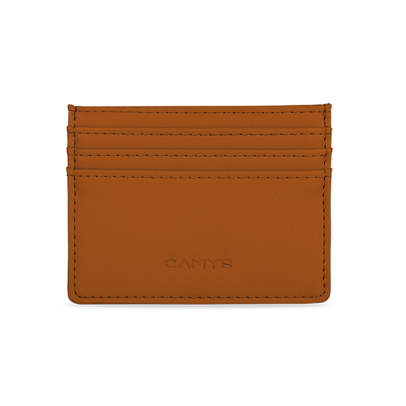 Kreditkartenetui whiskey brown