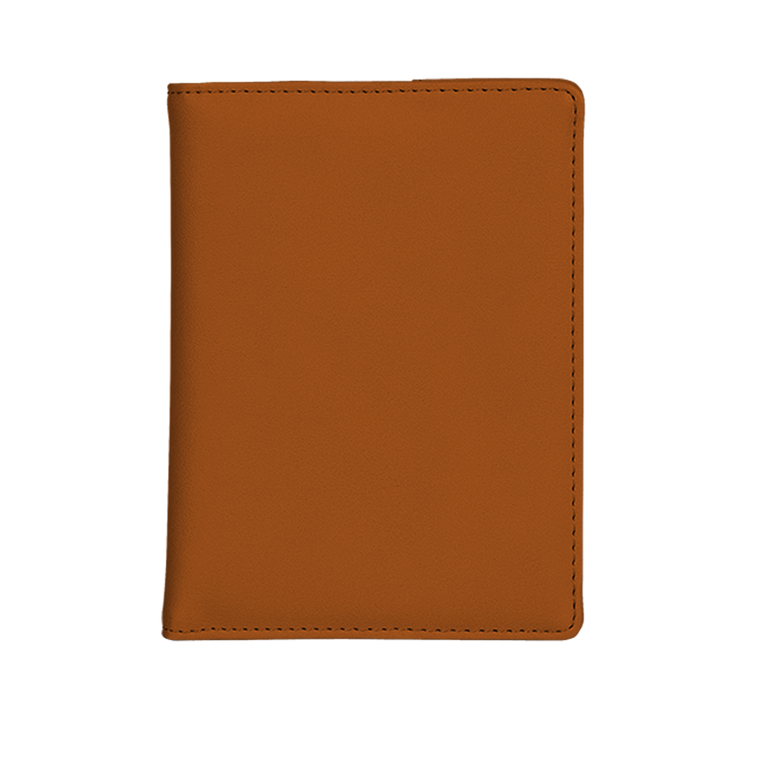 Reisepasshülle whiskey brown